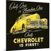 GM Only Chevrolet is First-null-Mounted Art Print