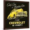 GM Only Chevrolet is First-null-Framed Art Print