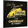 GM Only Chevrolet is First-null-Framed Art Print