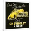 GM Only Chevrolet is First-null-Framed Art Print