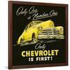 GM Only Chevrolet is First-null-Framed Art Print