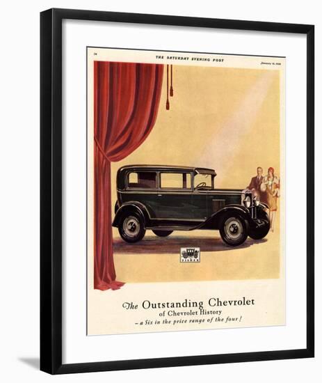 GM Outstanding Chevrolet-null-Framed Premium Giclee Print