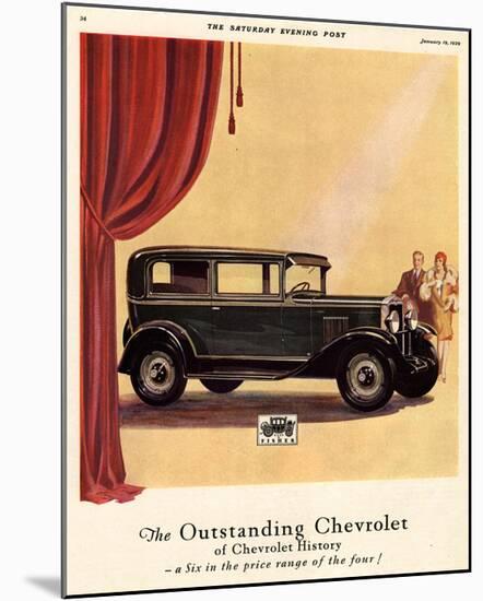 GM Outstanding Chevrolet-null-Mounted Premium Giclee Print