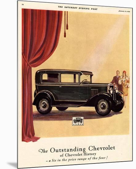 GM Outstanding Chevrolet-null-Mounted Premium Giclee Print