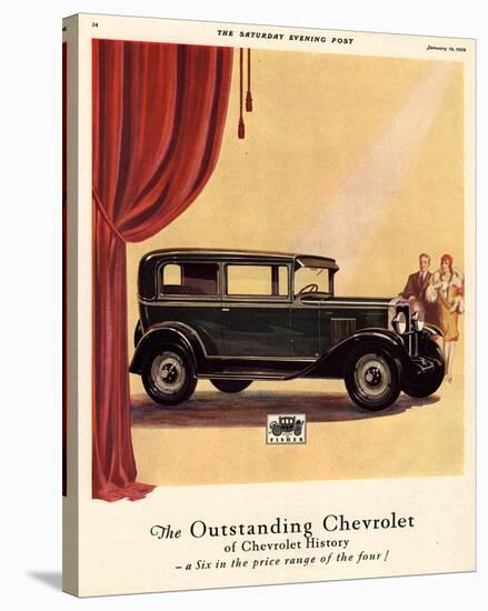 GM Outstanding Chevrolet-null-Stretched Canvas