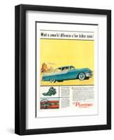 GM Pontiac '55 Stratostreak V8-null-Framed Art Print