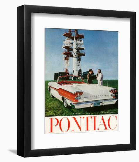 GM Pontiac-A Bold New Car-null-Framed Art Print