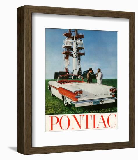 GM Pontiac-A Bold New Car-null-Framed Art Print