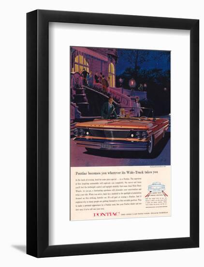 GM Pontiac Becomes You-null-Framed Art Print