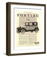 GM Pontiac Chief of the Sixes-null-Framed Art Print