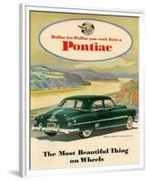 GM Pontiac-Chieftain 8 Deluxe-null-Framed Premium Giclee Print