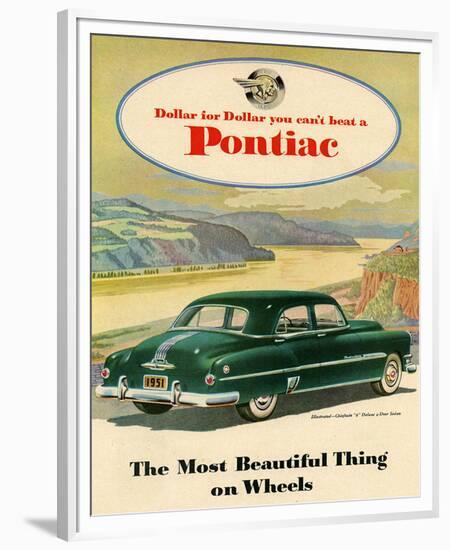 GM Pontiac-Chieftain 8 Deluxe-null-Framed Premium Giclee Print