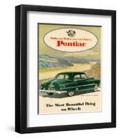 GM Pontiac-Chieftain 8 Deluxe-null-Framed Art Print