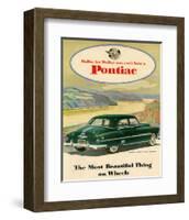 GM Pontiac-Chieftain 8 Deluxe-null-Framed Art Print