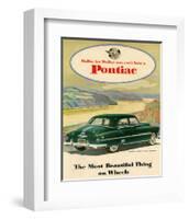 GM Pontiac-Chieftain 8 Deluxe-null-Framed Art Print