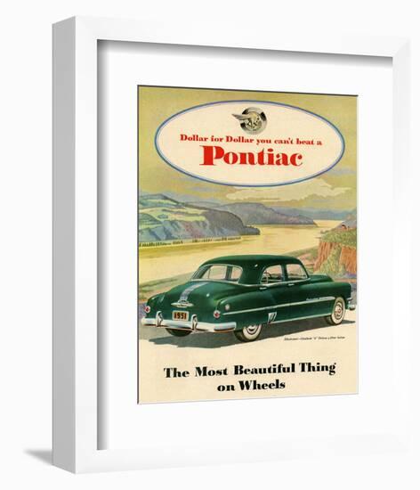 GM Pontiac-Chieftain 8 Deluxe-null-Framed Art Print