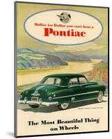 GM Pontiac-Chieftain 8 Deluxe-null-Mounted Art Print
