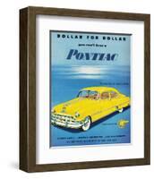 GM Pontiac- Distinctive Beauty-null-Framed Art Print