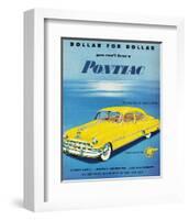 GM Pontiac- Distinctive Beauty-null-Framed Art Print