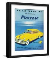 GM Pontiac- Distinctive Beauty-null-Framed Art Print