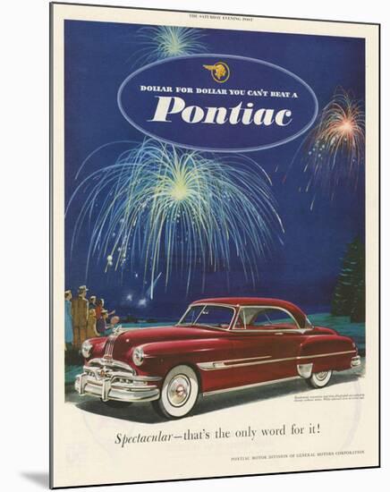 GM Pontiac - Dollar for Dollar-null-Mounted Art Print