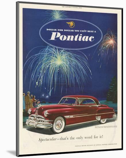 GM Pontiac - Dollar for Dollar-null-Mounted Art Print