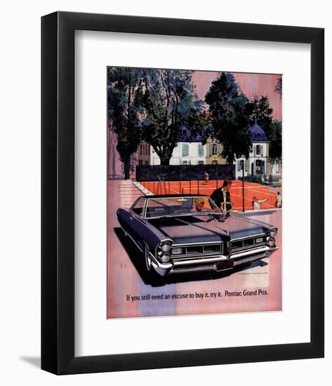 GM Pontiac - Excuse to Buy It-null-Framed Art Print