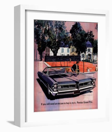 GM Pontiac - Excuse to Buy It-null-Framed Art Print