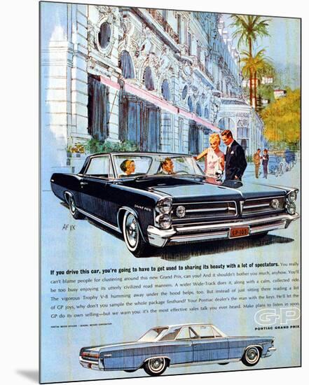 GM Pontiac Gp - Sharing Beauty-null-Mounted Premium Giclee Print