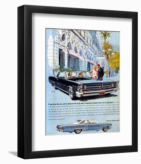 GM Pontiac Gp - Sharing Beauty-null-Framed Art Print