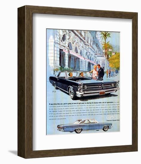 GM Pontiac Gp - Sharing Beauty-null-Framed Art Print