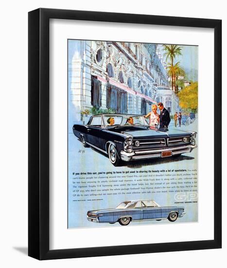 GM Pontiac Gp - Sharing Beauty-null-Framed Art Print