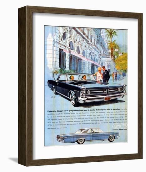 GM Pontiac Gp - Sharing Beauty-null-Framed Art Print