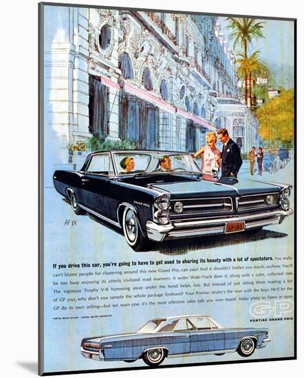 GM Pontiac Gp - Sharing Beauty-null-Mounted Art Print
