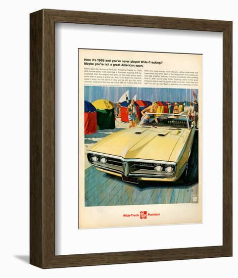 GM Pontiac - Here It's 1968…-null-Framed Art Print