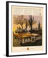 GM Pontiac - Hidden Antenna-null-Framed Art Print