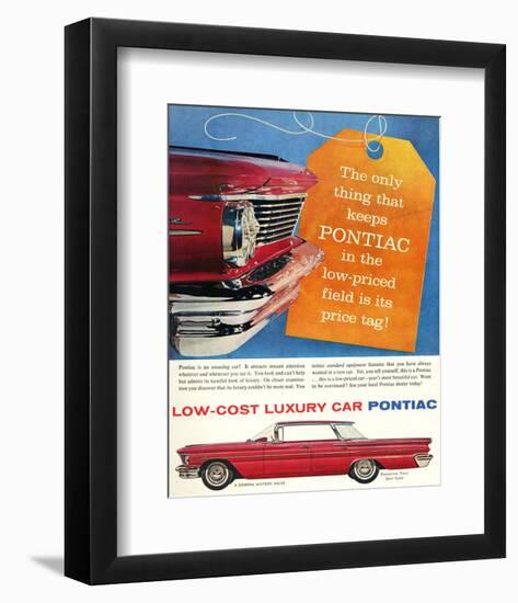 GM Pontiac - Low Cost Luxury-null-Framed Art Print