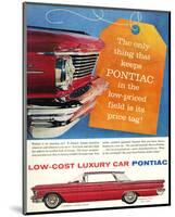 GM Pontiac - Low Cost Luxury-null-Mounted Art Print