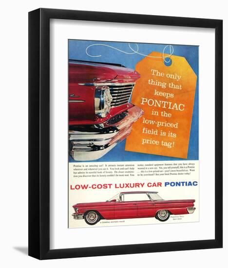 GM Pontiac - Low Cost Luxury-null-Framed Art Print