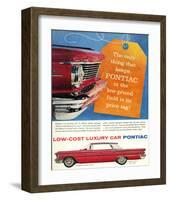 GM Pontiac - Low Cost Luxury-null-Framed Art Print