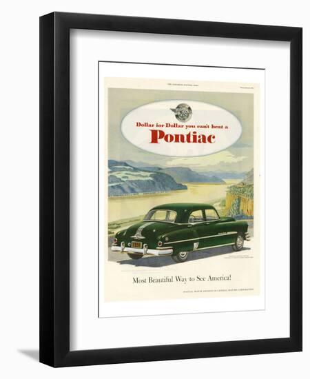 GM Pontiac-Most Beautiful Way-null-Framed Art Print