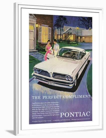 GM Pontiac-Perfect Compliment-null-Framed Premium Giclee Print