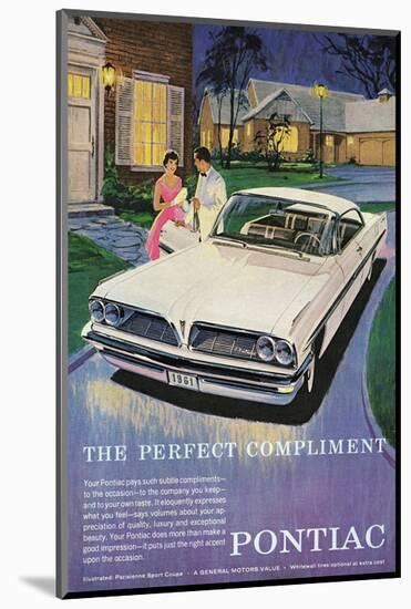 GM Pontiac-Perfect Compliment-null-Mounted Art Print