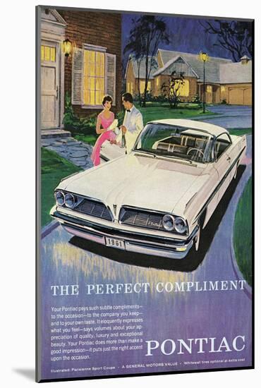 GM Pontiac-Perfect Compliment-null-Mounted Art Print