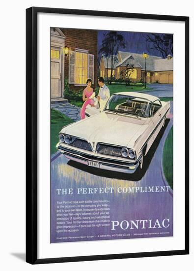 GM Pontiac-Perfect Compliment-null-Framed Art Print