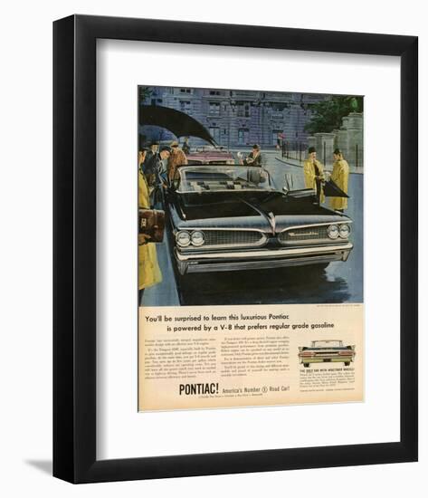 GM Pontiac - Regular Grade Gas-null-Framed Art Print