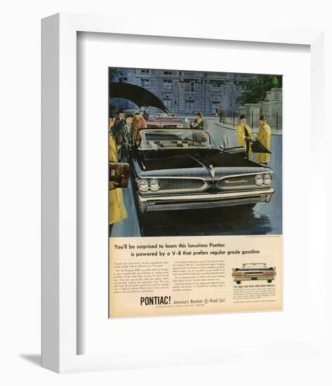 GM Pontiac - Regular Grade Gas-null-Framed Art Print