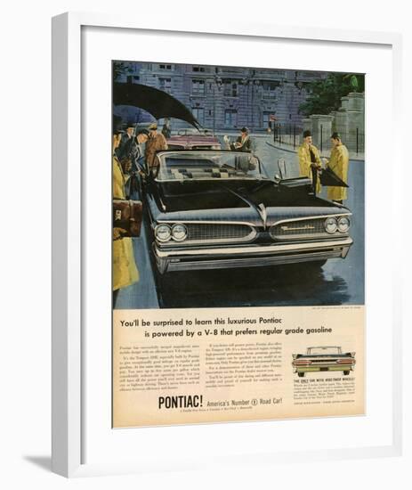 GM Pontiac - Regular Grade Gas-null-Framed Art Print