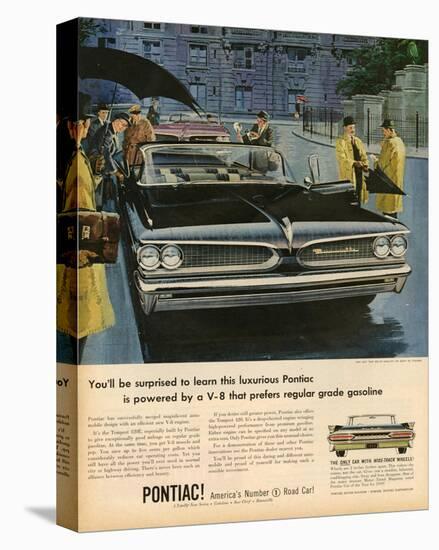 GM Pontiac - Regular Grade Gas-null-Stretched Canvas