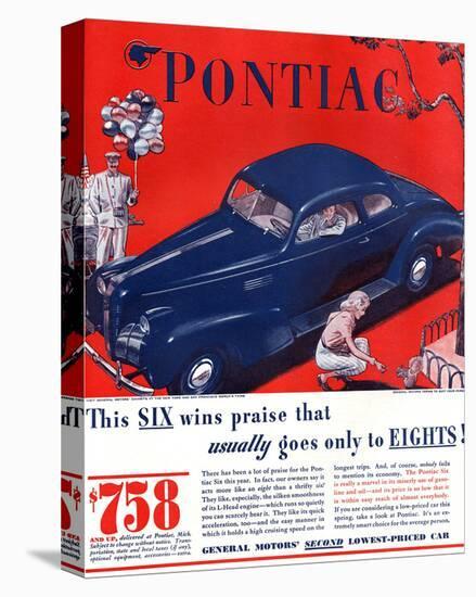 GM Pontiac - Six Wins Praise-null-Stretched Canvas